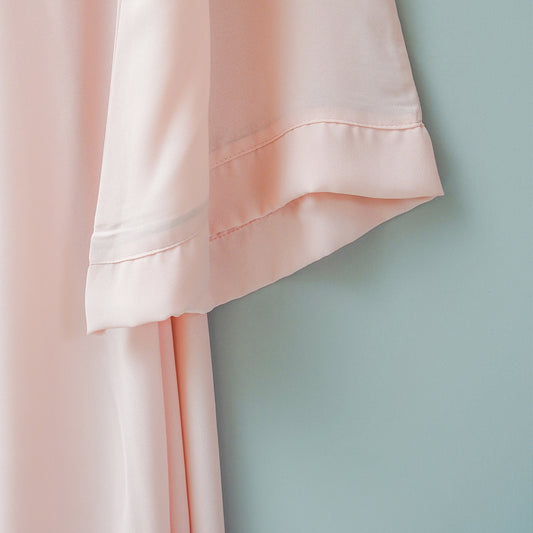 PINK GOWN OPEN ABAYA