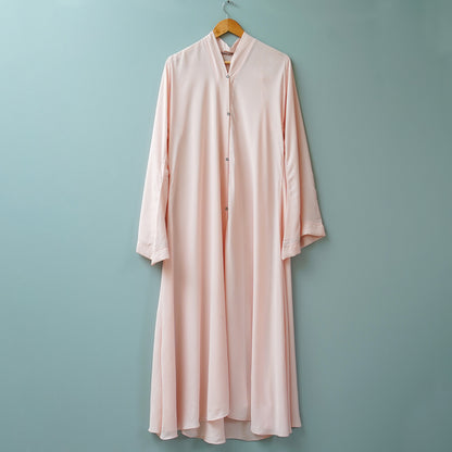 PINK GOWN OPEN ABAYA