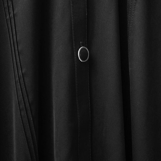 BLACK OPEN ABAYA