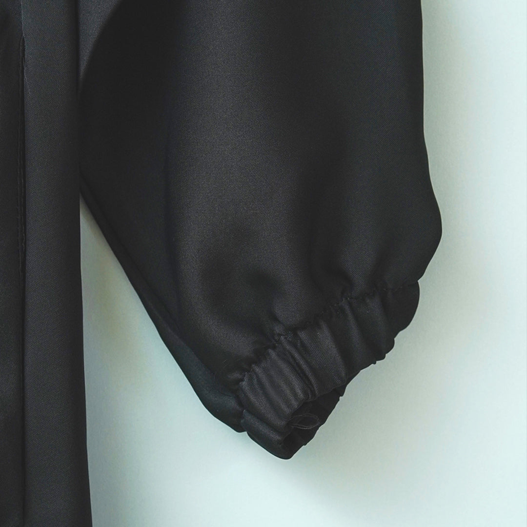 BLACK OPEN ABAYA
